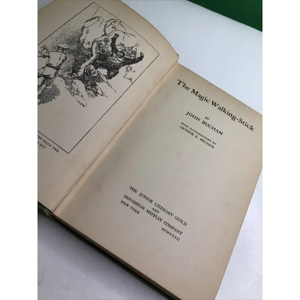 1932 The Magic Walking Stick by John Buchan Published by Houghton Mifflin